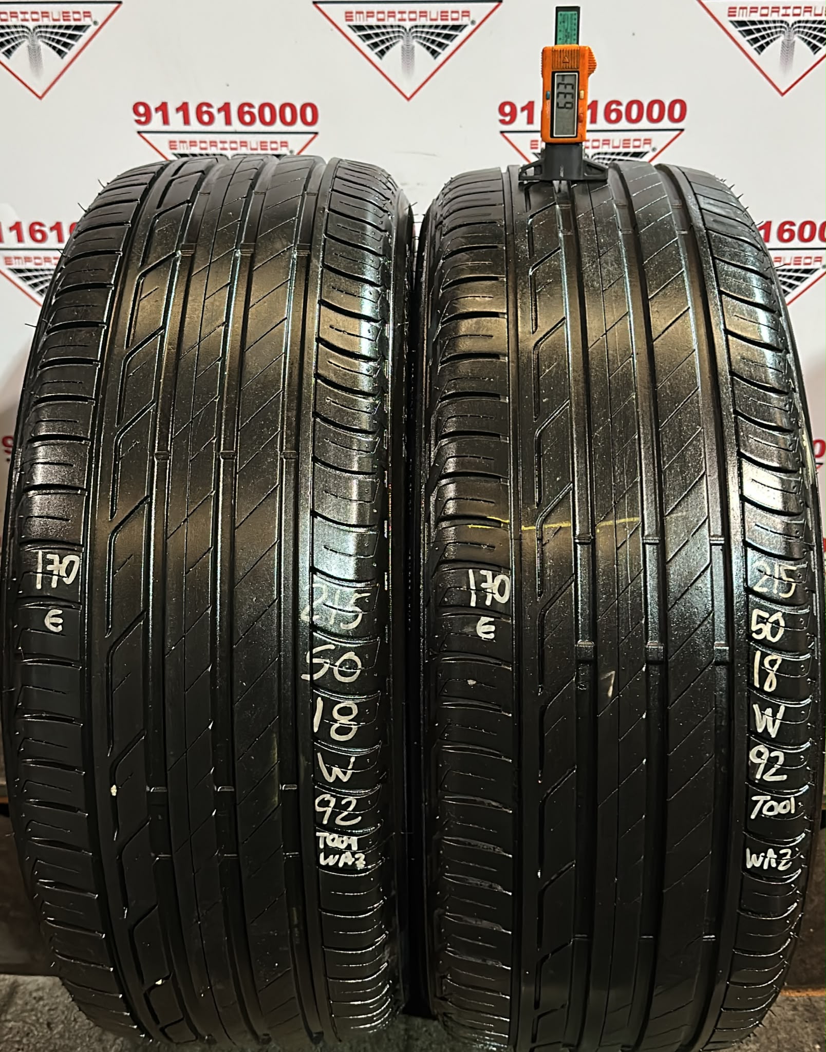BRIDGESTONE TURANZA T001 USADO  215/50 R18 92 W